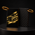 Chevrolet Corvette C8 Carbon Fibre Keyring