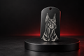 Doberman stainless steel keyring by Torimaru