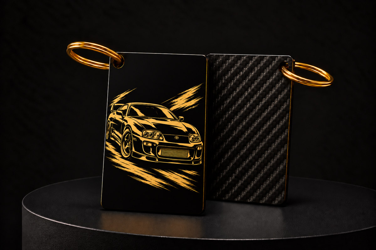 Toyota Supra Mk4 (A80) Carbon Fibre Keyring
